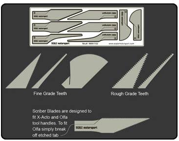 8 Piece Saw Blade Tool Set #1102 | SKU1102 | Scale Motorsport