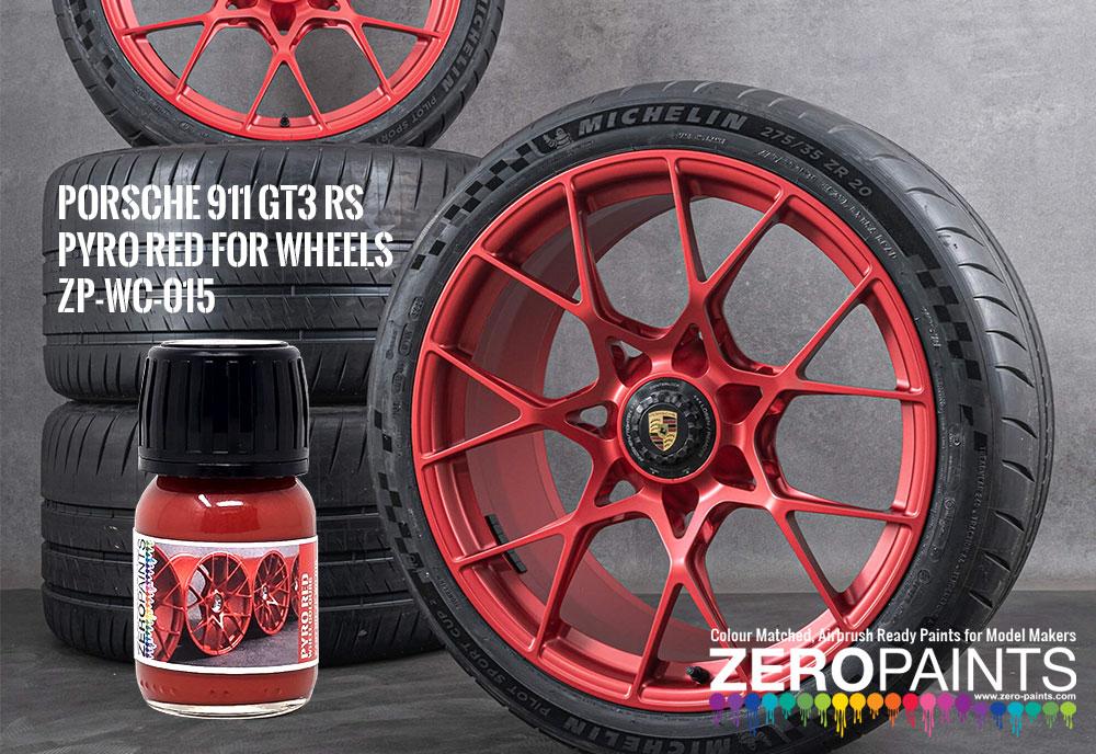 Porsche 911 GT3 RS Pyro Red Wheel Colours 30ml ZP WC 015  