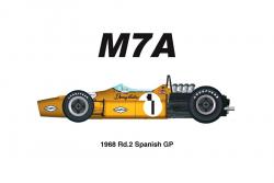 1:20 Mclaren M7A ver.B '68 Belgian GP Full detail Multi-Media 