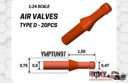 1:24 Air Valves Type D 20pcs