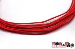 Braided Hose Line Red 0.4mm 2m