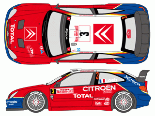 1:24 Citroen Xsara 2004 Monte Carlo WRC Decals (Heller), SHK-D269