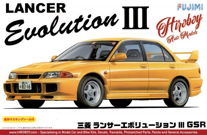 1:24 Mitsubishi Lancer Evolution III GSR (1995) FUJ-039176 Fujimi