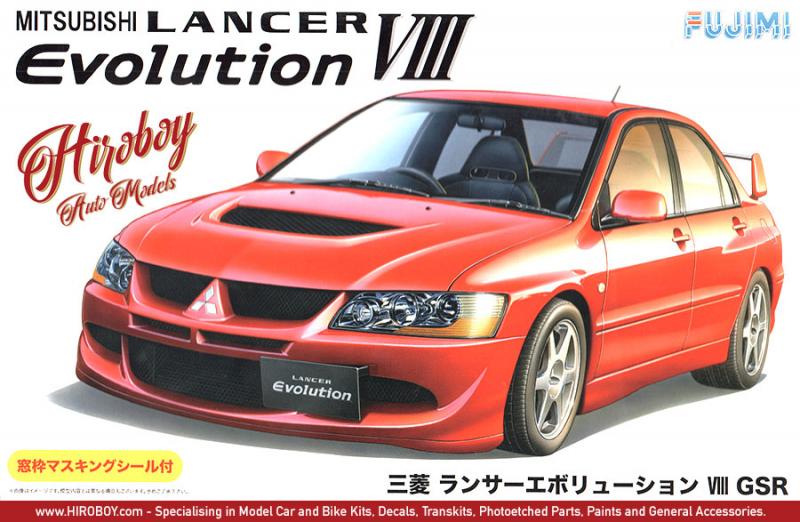 1:24 Mitsubishi Lancer Evolution VIII (2003) FUJ-039244 Fujimi