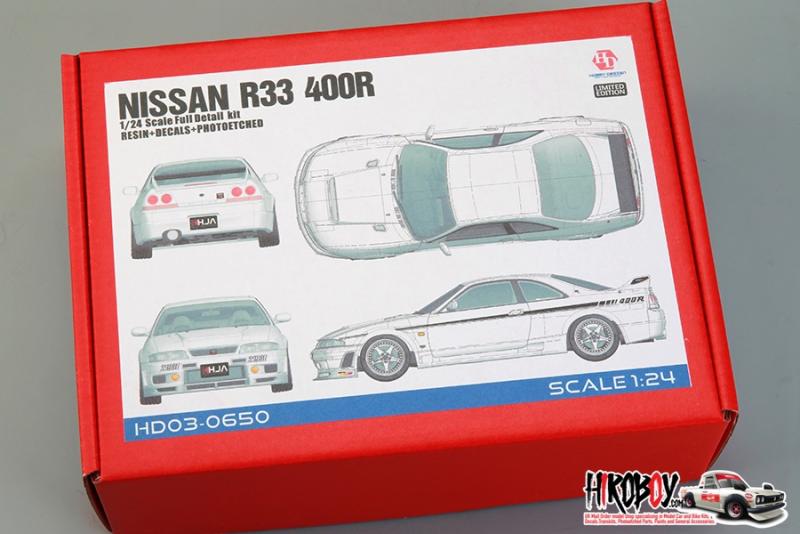 1:24 Nissan R33 400R Full Multi Media Kit | HD03-0650 | Hobby Design