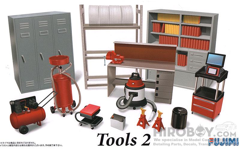 1:24 Tools Set 2 (Garage Diorama) | FUJ-113715 | Fujimi