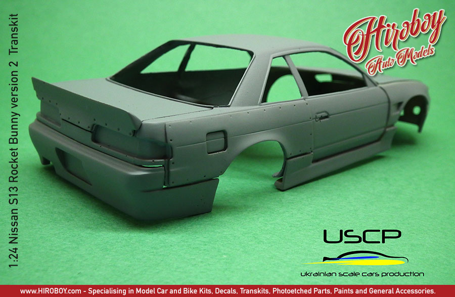 body a parts model ford S13 1:24 2  Transkit Bunny Version  Rocket USCP Nissan