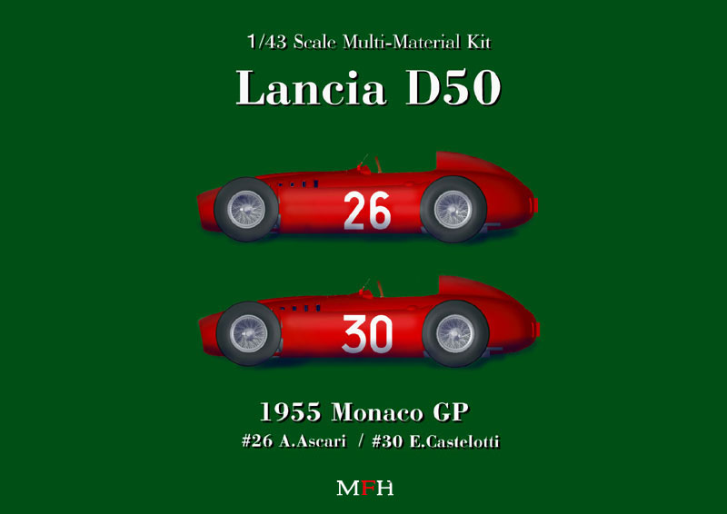 1:43 Lancia D50 ver.B Multi-Media Model Kit, MFH K396